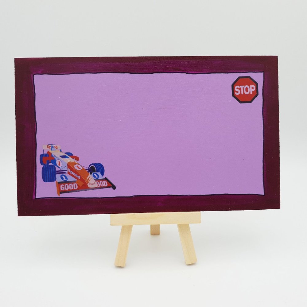 Handmade Blank Wooden Door Sign For Kids Boys Car